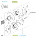 Kladky přehazovačky 12s, 8,0 mm, kompozit (pár)