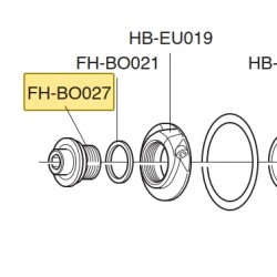 koncová matice středové osy zadního náboje