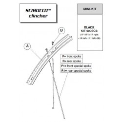 Dráty, Mini kit Scirocco, plášť. (r.v. 2007 - 2009)