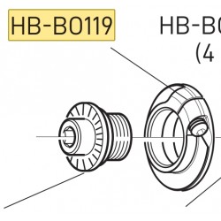 Seřizovací matice předního náboje malý průměr