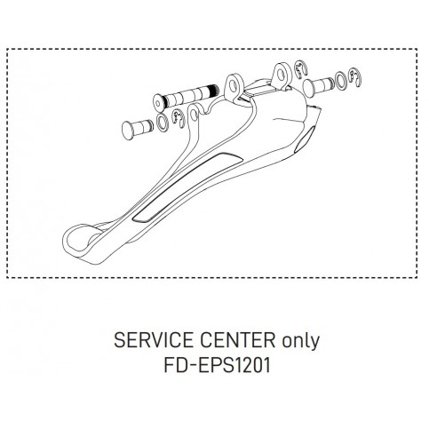 vodítko přesmykače EPS Super Record 12s