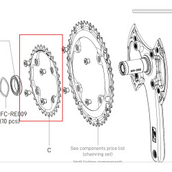 Převodník 13s SUPER Record WRL, 36z