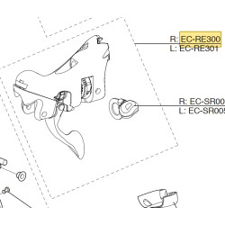 Tělo řadící páky 11s Ultra Shift SR/RE/CH, pravé (2015-2019)