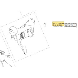 Tělo řadící páky 11s Centaur, pravé (od r.v. 2018)