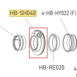 Seřizovací matice kónusu zad. náboje zapletených kol DB, typ N3W