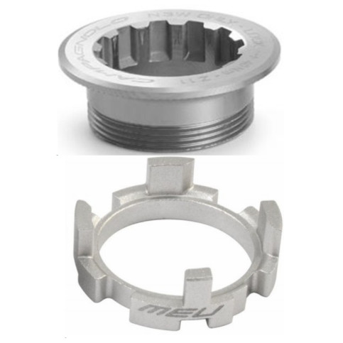 Ořech N3W CAMPAGNOLO - adaptér pro kazety CA 11s/12s vč. závěr. mat.