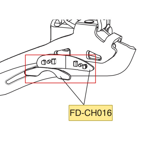 Vložka přesmykače (typ C)