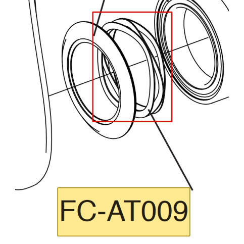Podložka středových misek Power Torque, zvlněná