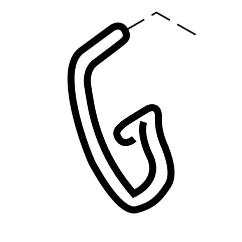 G - pružinka, pravá