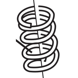 Pružina seřizovacího šroubu přehazovačky