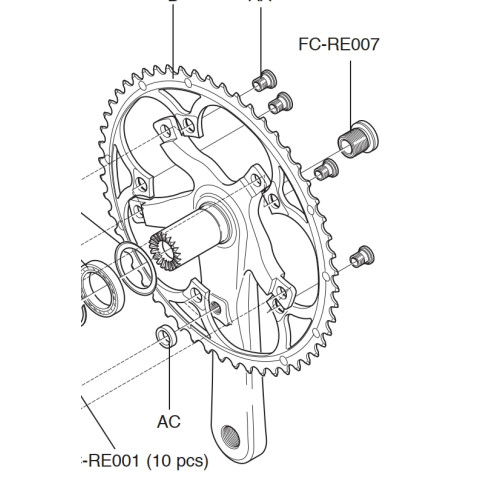 Převodník 11s SR, RE, CH, AT 52z, (r.v. 2009-2014, roz.110mm)