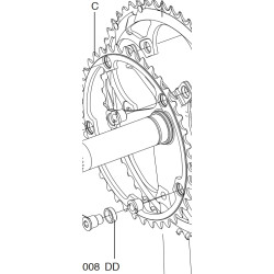 Převodník 11s SR, RE, CH, AT 36z, (r.v. 2009-2014, roz.110mm)