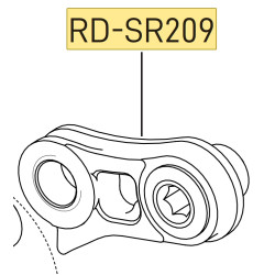 Redukce přehazovačky SR 12s pro nepřímou montáž na rám