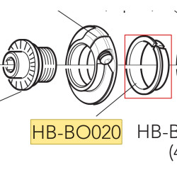 Konická vložka náboje, (malý průměr)