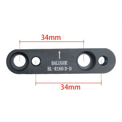 DB adaptér pro zadní třmen vč. šroubů pro kotouč 160mm